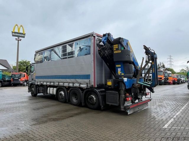 Truck mounted crane MERCEDES-BENZ Antos 3245 8x2/4 Pritsche Heckkran 42m/to, Jib,