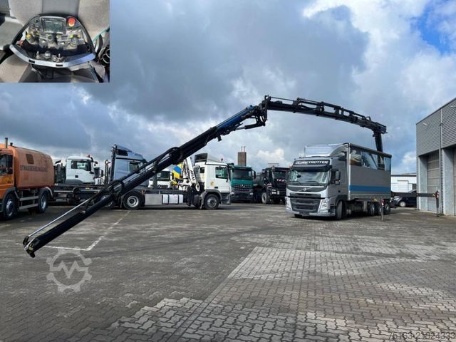 LKW mit Pritsche (offen) VOLVO FM 420 8x2/4 Pritsche Heckkran 34m/t, Funk, Jib