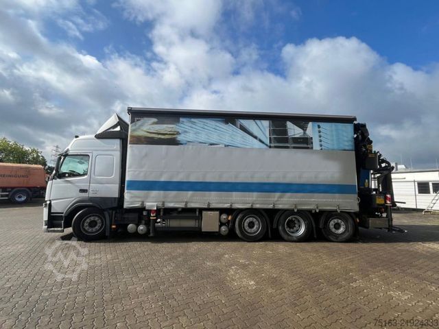 LKW mit Pritsche (offen) VOLVO FM 420 8x2/4 Pritsche Heckkran 34m/t, Funk, Jib