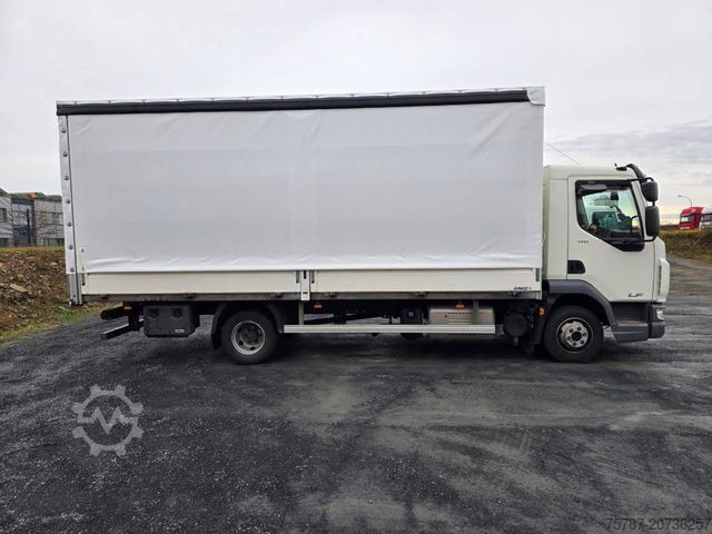 Transporter mit Pritsche & Plane DAF LF 170 Gardine, wie neu, nur 82 TKM Original !