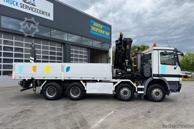 Truck mounted crane MERCEDES-BENZ Actros 3248 8x4 Hiab 477-6 SWS Kran/Haken