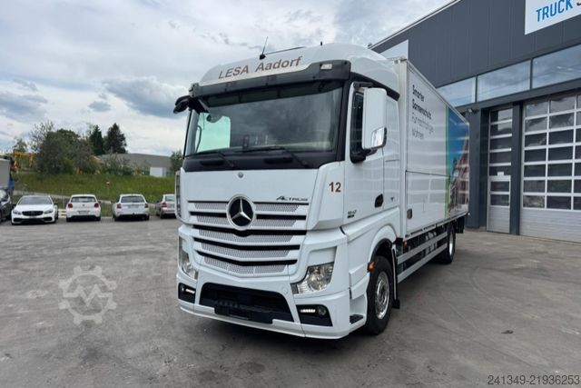 Special purpose truck MERCEDES-BENZ Actros 1842 mit Seitenöffnung und Kran