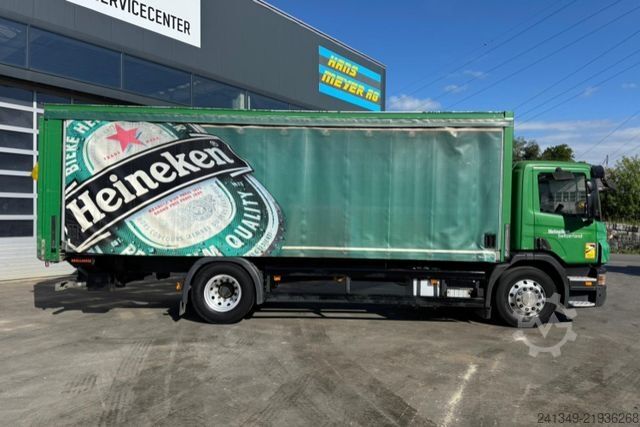 Special purpose truck SCANIA P340 4x2 Getränkeaufbau