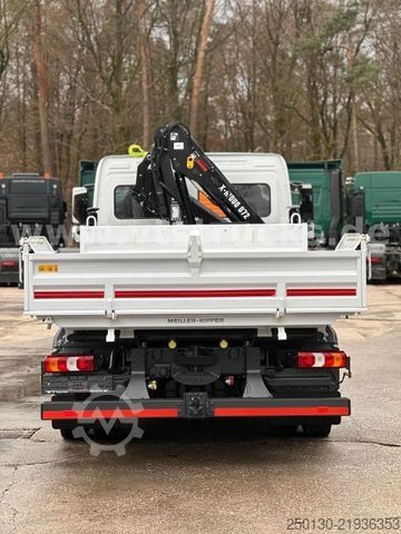 Three-sided tipper truck MERCEDES-BENZ Atego 823 4x2 Meiller DSK,HIAB-Ladekran *NEU*