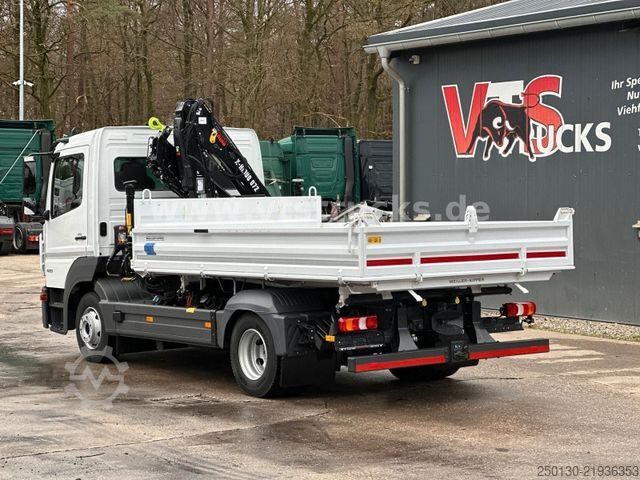 Three-sided tipper truck MERCEDES-BENZ Atego 823 4x2 Meiller DSK,HIAB-Ladekran *NEU*