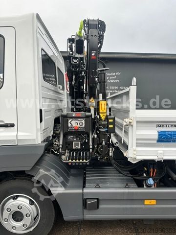 Three-sided tipper truck MERCEDES-BENZ Atego 823 4x2 Meiller DSK,HIAB-Ladekran *NEU*