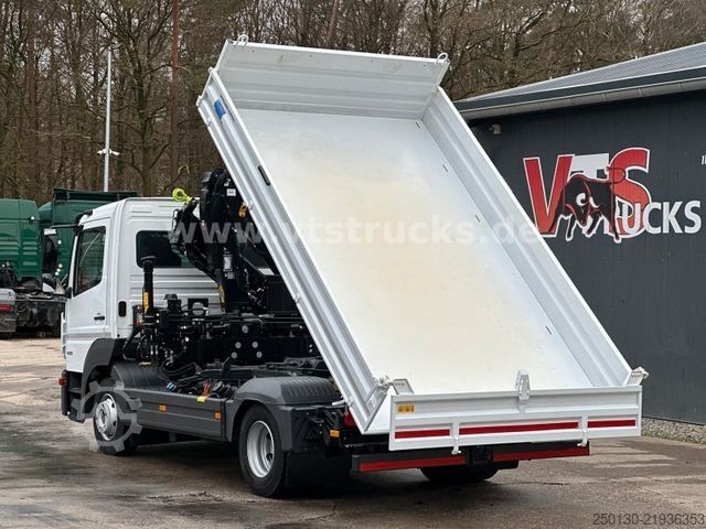 Three-sided tipper truck MERCEDES-BENZ Atego 823 4x2 Meiller DSK,HIAB-Ladekran *NEU*