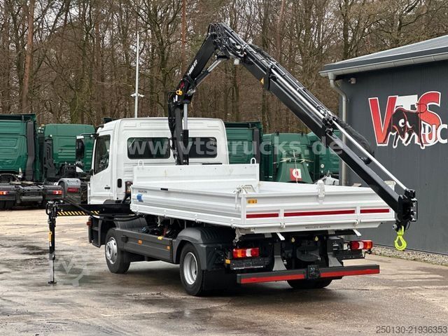Three-sided tipper truck MERCEDES-BENZ Atego 823 4x2 Meiller DSK,HIAB-Ladekran *NEU*