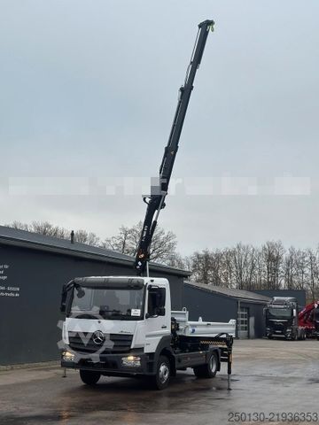 Three-sided tipper truck MERCEDES-BENZ Atego 823 4x2 Meiller DSK,HIAB-Ladekran *NEU*