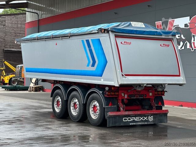Tipper semitrailer FLIEGL DHKA350 Kipper / EBS-E / CRAMARO/Lift/Niveau