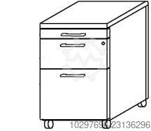 Roll container Cyro H565xW438xD600mm - 1 pc  