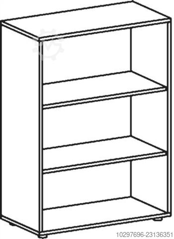 Shelf H1104 x W800 x D400 mm, beech decor - 1 PC  