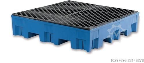 Drip tray 255l L1235xW1235xH300mm - 1 pc ASECOS 