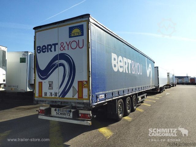 Open semitrailer with tarp Schmitz Cargobull Semitrailer Curtainsider Standard