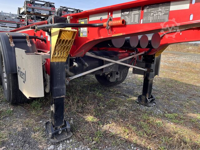 Container chassis semi-trailer FLIEGL SDS 380 Chemie 20ft 725mm Überhang