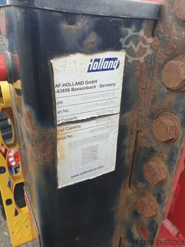 Auflieger Containerchassis FLIEGL SDS 380 Chemie 20ft 725mm Überhang