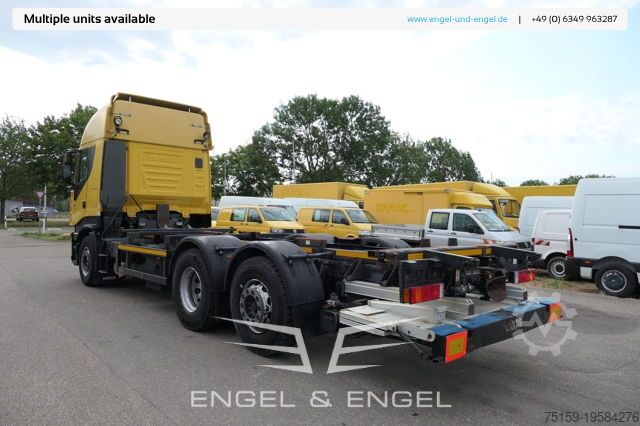 Wechselfahrgestell LKW iveco STRALIS AS 260 S42 Y/FS-CM ECO LBW AHK KLIMA INTARDER EURO-5 - Lenkachse