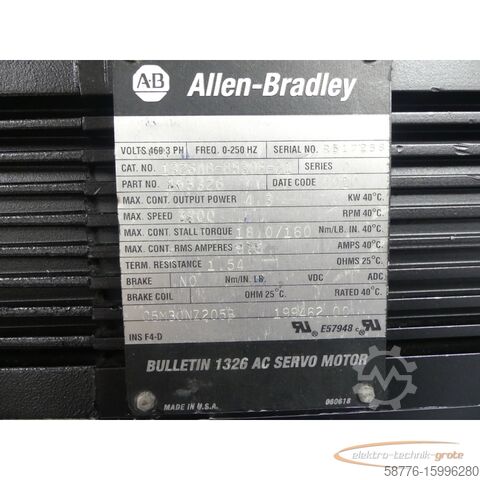 Control unit Allen-Bradley 1326AB-B530E-21 Servomotor SN:R517258 generalüberholt mit 12 Monaten Gewährleistung
