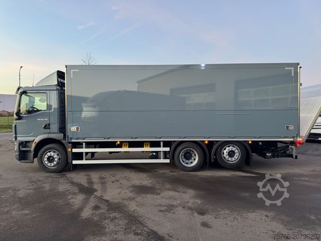 Box truck MAN TGM 26.320 L / LBW / LENKACHSE / 18 PAL