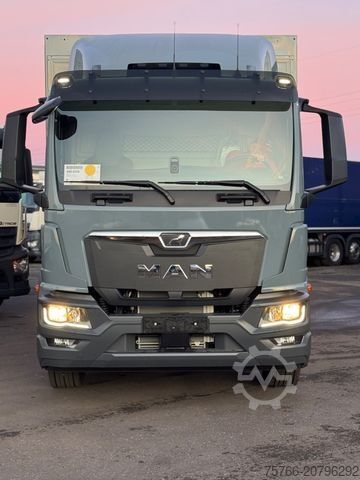 Box truck MAN TGM 26.320 L / LBW / LENKACHSE / 18 PAL