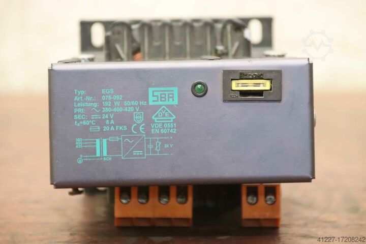 Transformer 192 W SBA EGS 474/16/OJ