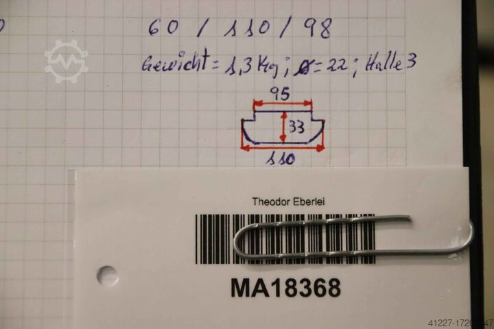 Lünette Unterteil unbekannt Spannbreite 95 mm