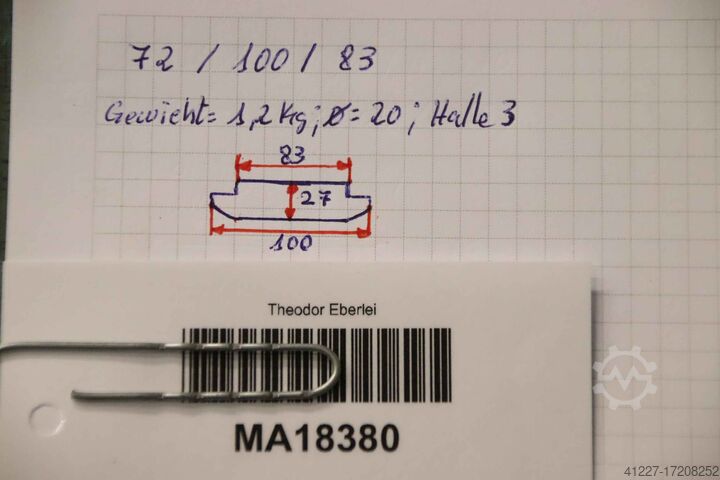 Bezel bottom unbekannt Spannbreite 83 mm