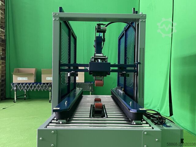 Carton sealer for opened cartons Kartonverschließmaschine min. B115/H110 MH-FJ-3A mit Deckelverschließmechanismus