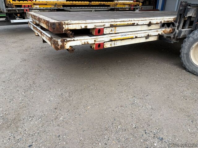 Wechselpritsche offen Krone BDF 7,45m Plattform mehrfach 2013