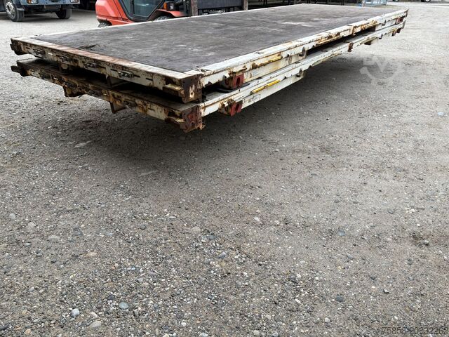 Wechselpritsche offen Krone BDF 7,45m Plattform mehrfach 2013