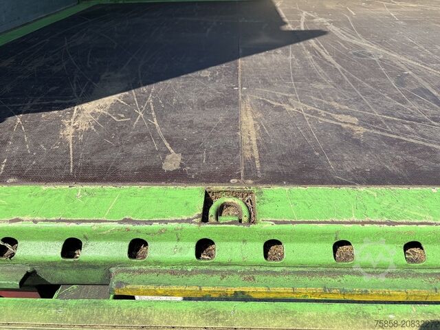 Wechselbrücke mit Pritsche Krone Baustoff 7,45 Multilockrahmen Türen