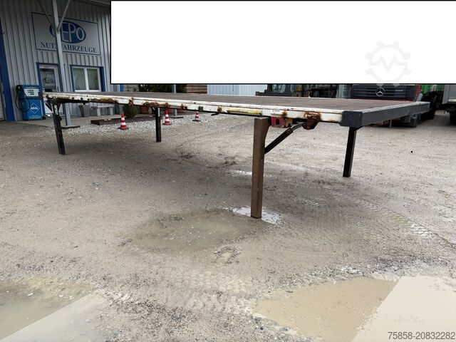 Wechselpritsche offen Krone 7,82m BDF Baustoff Zurringe Kranbar