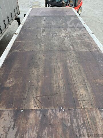 Wechselpritsche offen Krone 7,82m BDF Baustoff Zurringe Kranbar