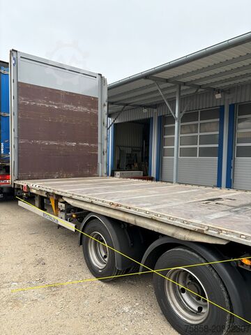 Wechselpritsche Plattform Krone Jumbo Plattform 7,82 mit Lochleiste