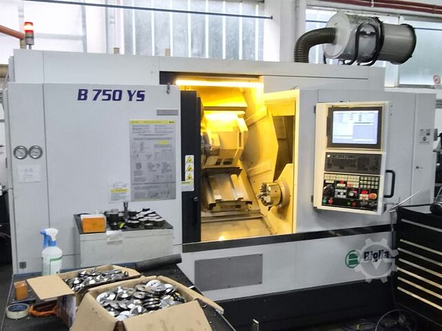 CNC turning and milling center Biglia B.750-YS
