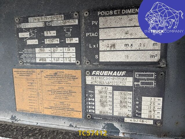 Sliding tarpaulins Fruehauf PLSC