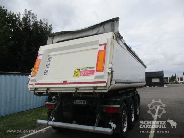 Tipper semitrailer Schmitz Cargobull Tipper Alu-square sided body 24m³