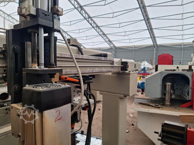 Throughfeed drilling machine FACOM Facom foratrice Through-hole drill f-v3