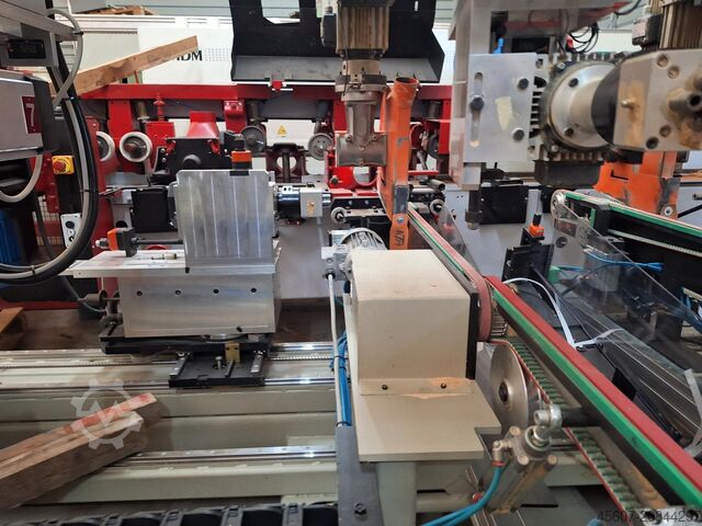 Throughfeed drilling machine FACOM Facom foratrice Through-hole drill f-v3