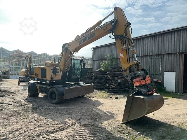 Wheeled Excavator Hydrema RB15-MX18 with tiltrotator, quick coupler and excavator bucket
