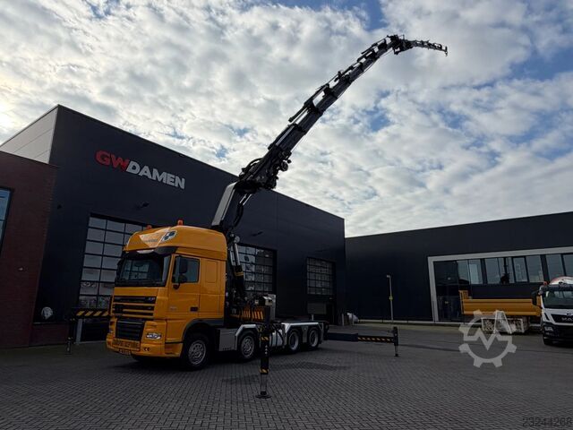 DAF XF 105 8x4 with Effer 1355 8S crane, 6S jib and retarder DAF XF 105 105 8x4 Effer 1355 8S Jib 6S Retarder