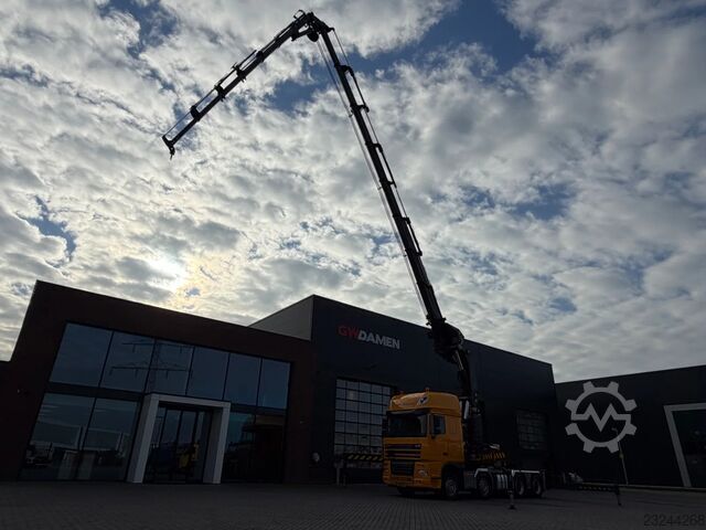 DAF XF 105 8x4 with Effer 1355 8S crane, 6S jib and retarder DAF XF 105 105 8x4 Effer 1355 8S Jib 6S Retarder