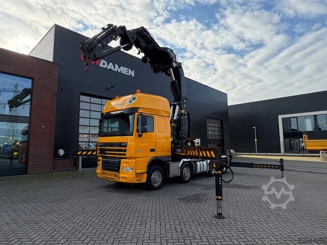 DAF XF 105 8x4 with Effer 1355 8S crane, 6S jib and retarder DAF XF 105 105 8x4 Effer 1355 8S Jib 6S Retarder