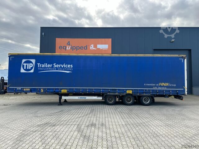 Krone MEGA / raising-roof / BPW + drumbrakes / timberstakespots / Huckepack Krone MEGA / raising-roof / BPW + drumbrakes / timber...