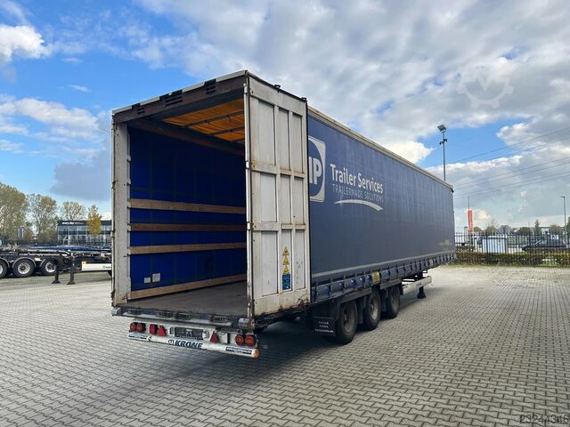 Krone MEGA / raising-roof / BPW + drumbrakes / timberstakespots / Huckepack Krone MEGA / raising-roof / BPW + drumbrakes / timber...