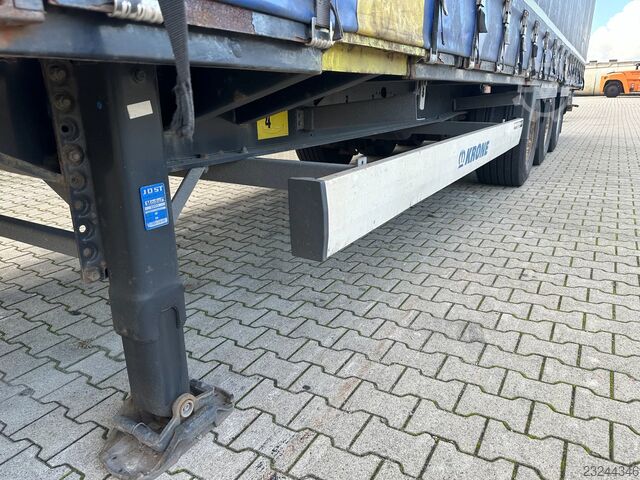 Krone MEGA / raising-roof / BPW + drumbrakes / timberstakespots / Huckepack Krone MEGA / raising-roof / BPW + drumbrakes / timber...