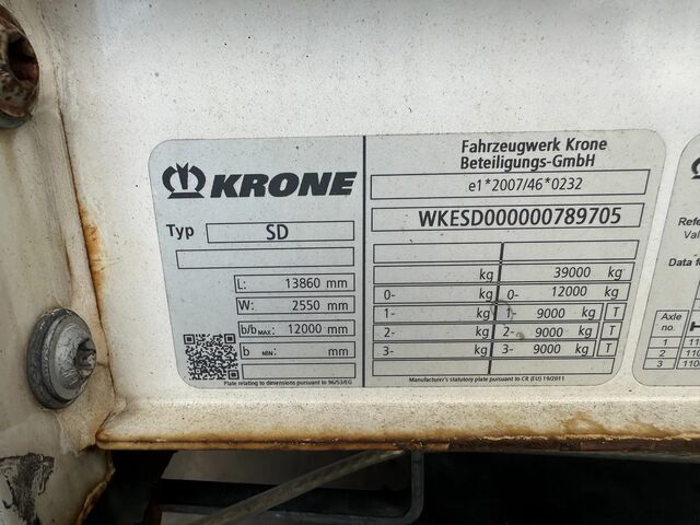 Krone MEGA / raising-roof / BPW + drumbrakes / timberstakespots / Huckepack Krone MEGA / raising-roof / BPW + drumbrakes / timber...