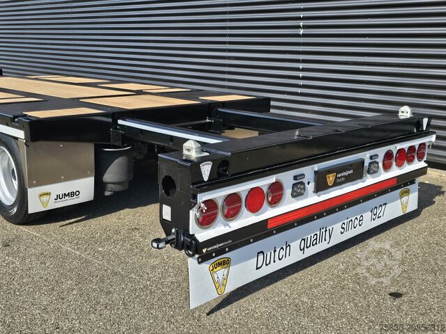 Turntable trailer Jumbo TVL300LCU - UITSCHUIFBAAR / LIFTAS / TWIST-LOCKS