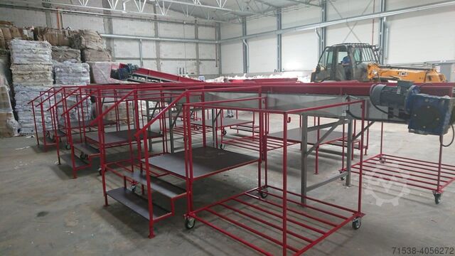 New open Sorting line. 6 working places. ProSort 