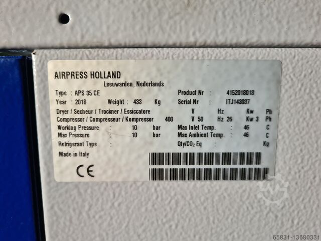 Screw compressor Airpress APS 35